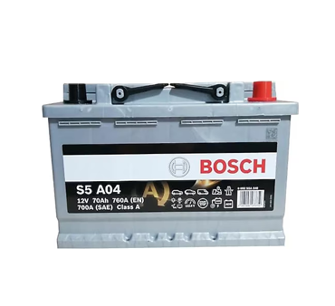 Bosch S5 A04 AGM Start-Stop 12 V 70 Ah 760 A Akü